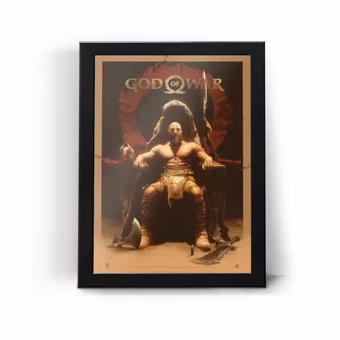 تابلو قاب خدای جنگ God of War