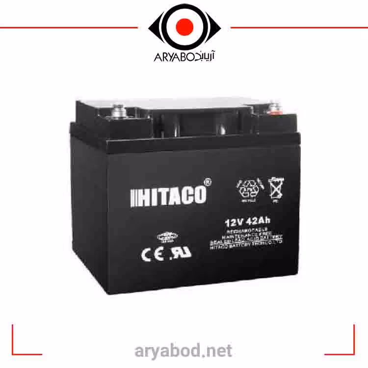 باتری یو پی اس 12ولت 42آمپر ساعت هیتاکو HITACO