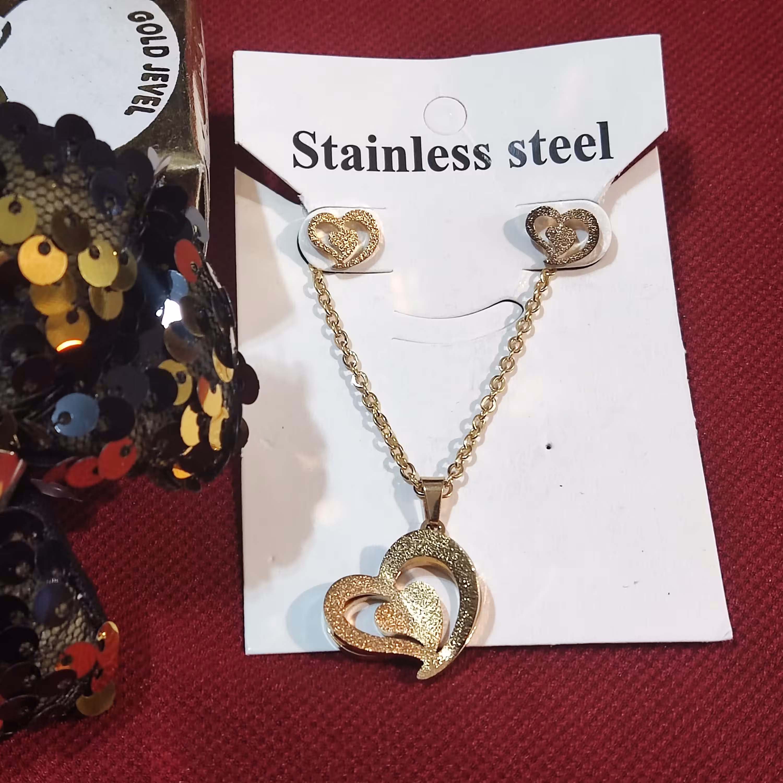 نیم ست طرح شنی قلب