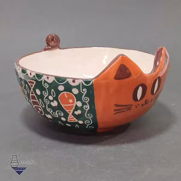 کاسه بزرگ پیشول (گربه) طرح سه