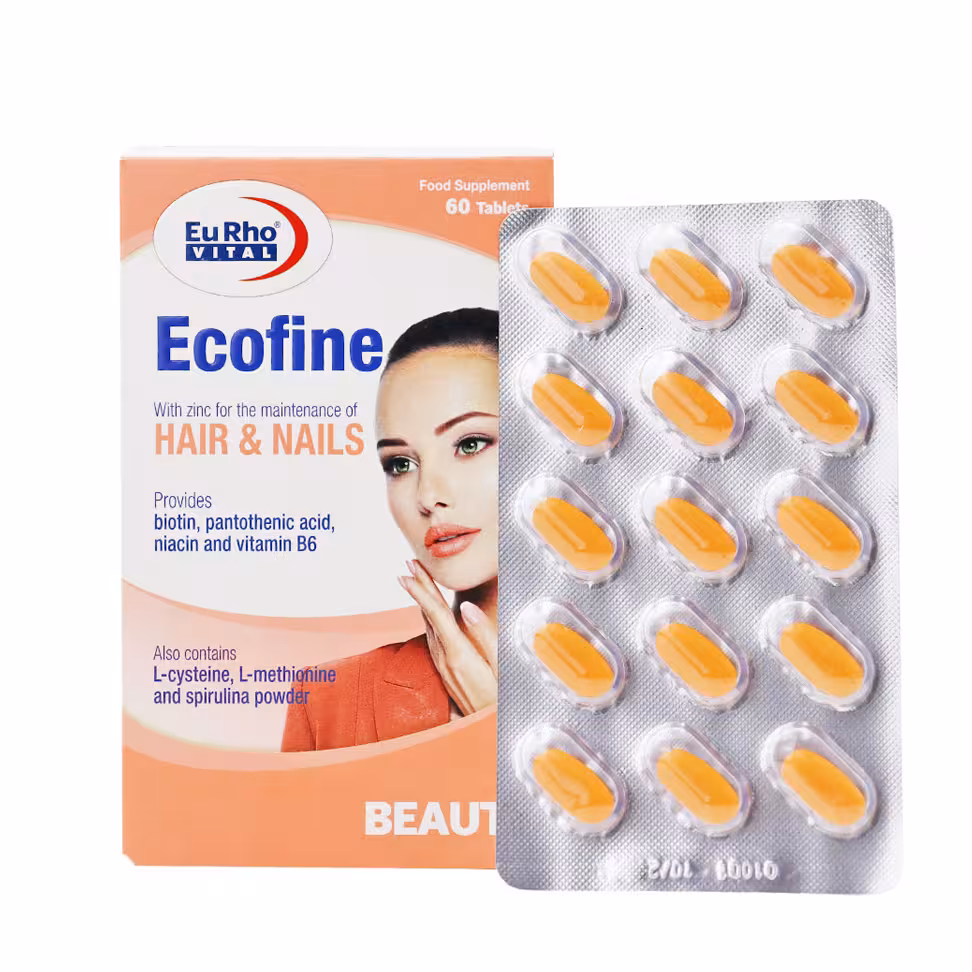 قرص اکوفاین یوروویتال ۶۰ عدد