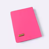 کلاسور 26 حلقه A4 چرم صورتی راوی نوت (RAVINOTE)