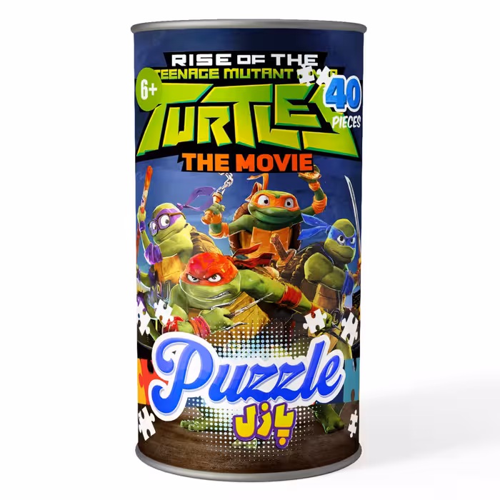 پازل 40 تکه کارتون لاک پشت های نینجا