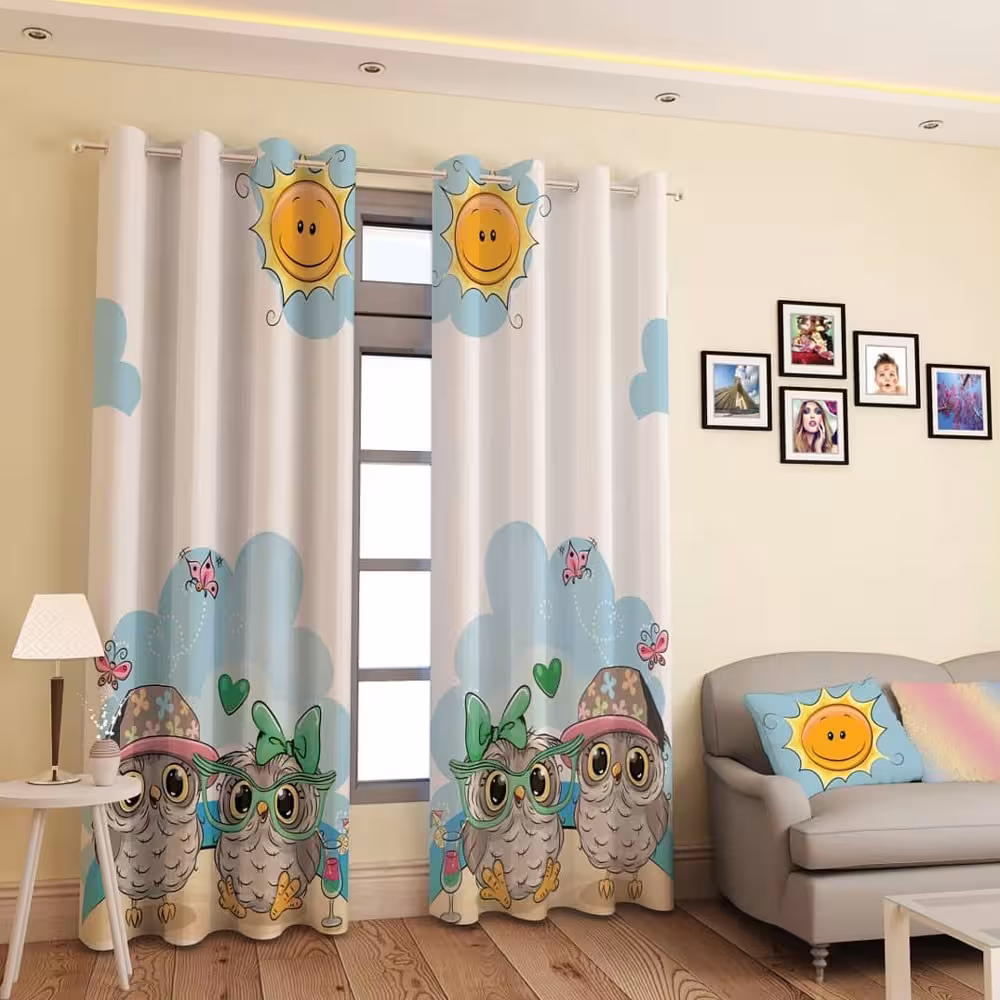 پرده پانچی کد 584 (طرح جغدها)