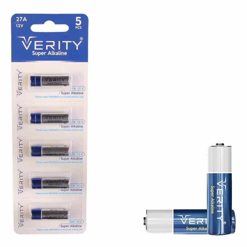 باتری دزدگیری 5 عددی  A27 آلکالاین Verity