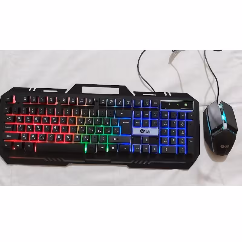 کیبورد و ماوس مخصوص بازی گلد اسکار مدل KB9001