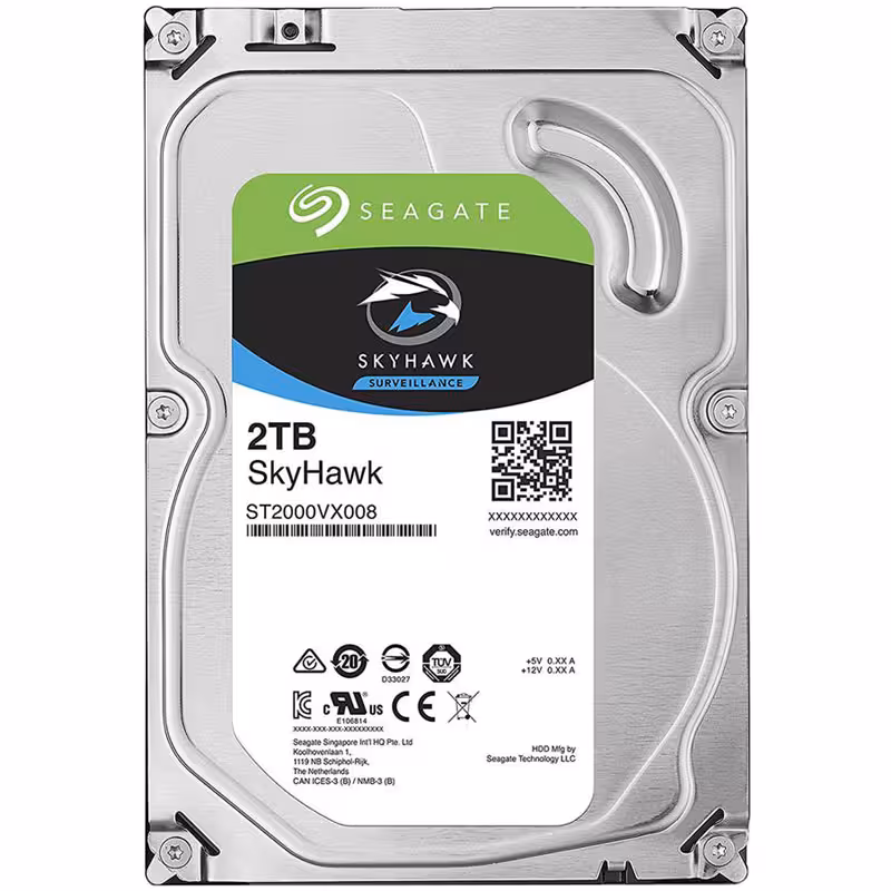 هارد اینترنال سیگیت مدل SkyHawk Surveillance ST2000VX008 با ظرفیت 2 ترابایت
