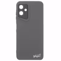 قاب ژله ای Porsche Design محافظ لنزدار مناسب برای Samsung A04-خاکستری