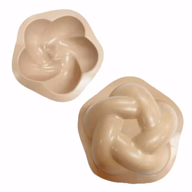 قالب تفلون گرد طرح گل