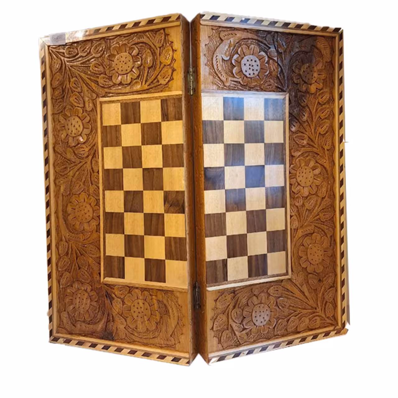 تخته نرد و شطرنج طرح گل