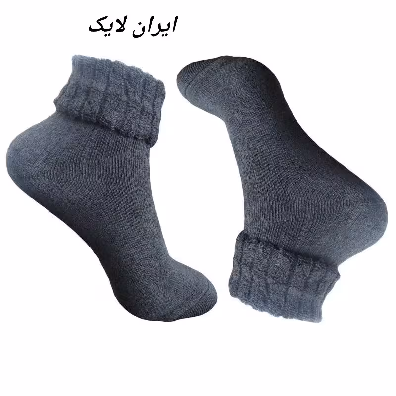 جوراب حوله ای مردانه و زنانه رنگی جوراب ضخیم ساق کوتاه   جوراب ساق کوتاه ضخیم زمستانی  جوراب مچی زمستانی