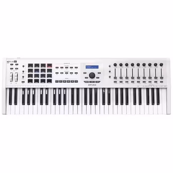 میدی کنترلر آرتوریا مدل KeyLab 61 MkII WhiteArturia KeyLab 61 MkII Black Midi Controller