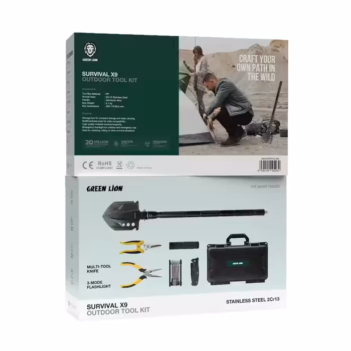 کیت ابزار بیرونی گرین Green Survival X9 Outdoor Tool Kit