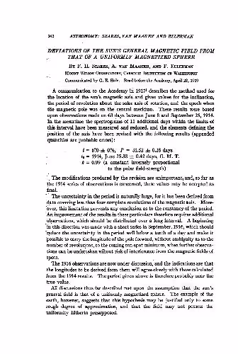 خرید و دانلود نسخه کامل کتاب Deviations of the Suns General Magnetic Field from That of a Uniformly Magnetized Sphere(en)(5s)