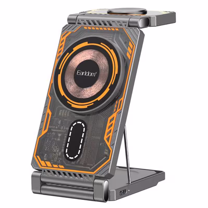 شارژر وایرلس 4 کاره ارلدام مدل WC49 توان 15 وات