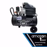پمپ باد 80 لیتری روغنی آمازون مدل AC-80