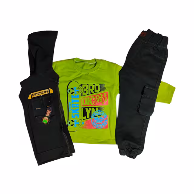 ست سه تیکه پسرانه کد 13