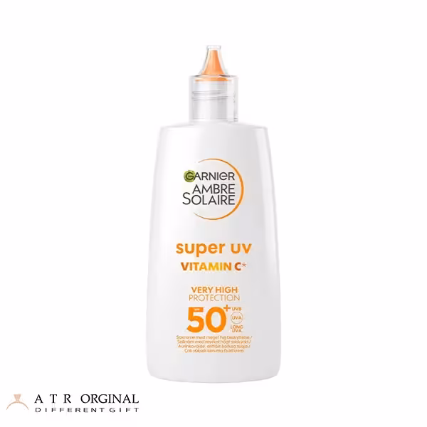 ضدآفتاب فلوئیدی آمبر سولر سوپر UV ویتامین C گارنیر SPF50