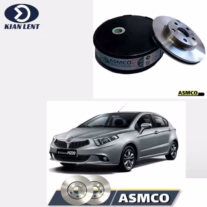دیسک ترمز جلو برلیانس 220-230 برند ASMCO(2 عددی)