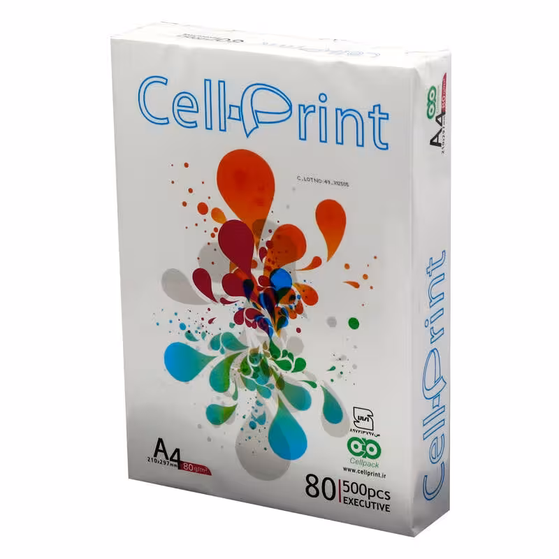 کاغذ A4 سل پرینت 80 گرم بسته 500 عددی