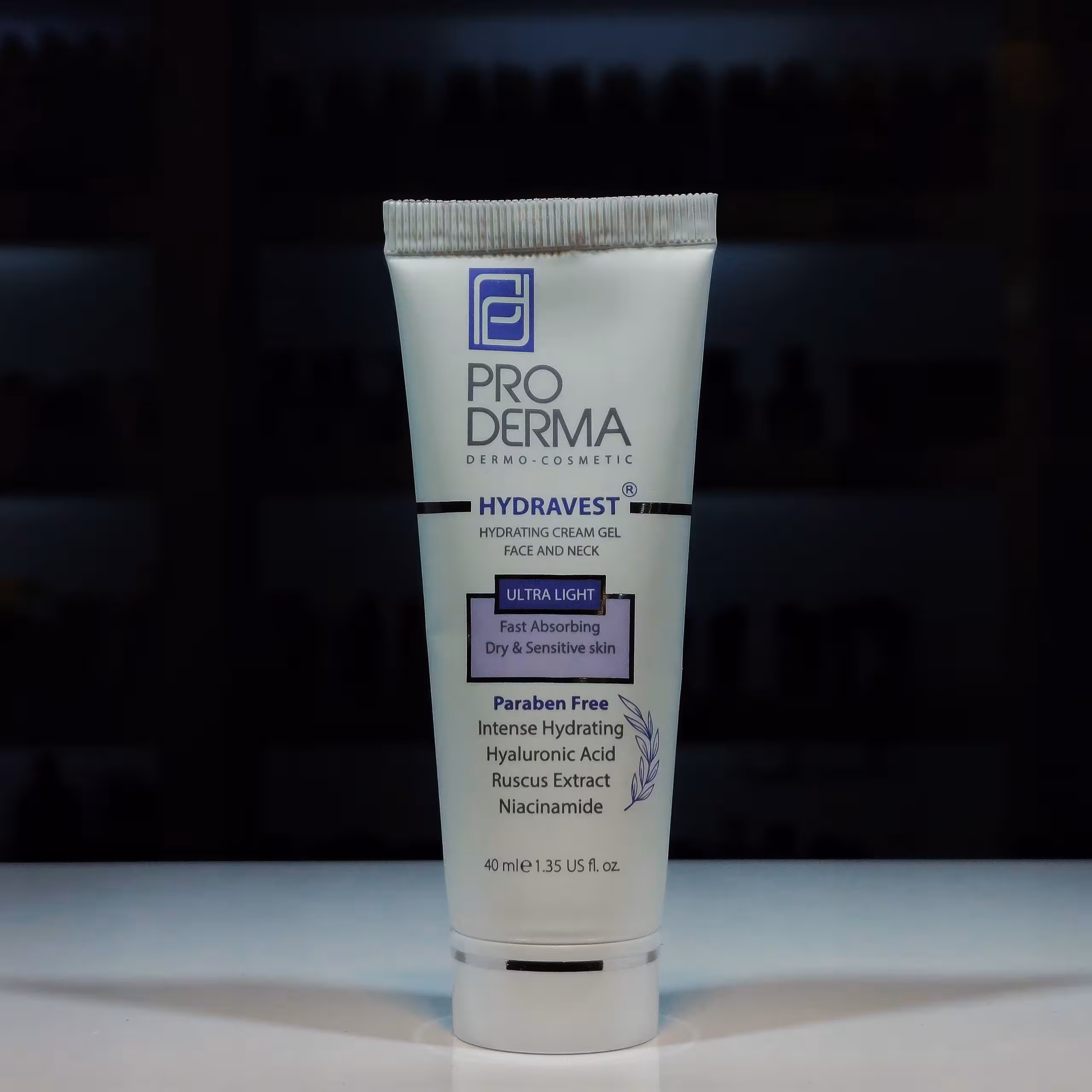 کرم ژل آبرسان صورت و گردن Proderma پرودرما مناسب پوست خشک و حساس