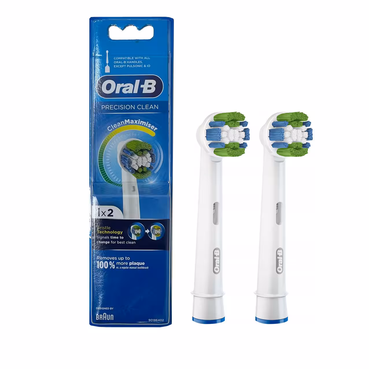 سری یدک مسواک برقی اورال-بی مدل Precision Clean بسته 2 عددی