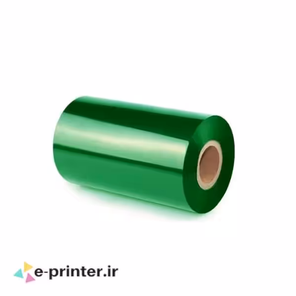 ریبون چاپ لیبل پرینتر WAX / Resin 110mm*300m سبز