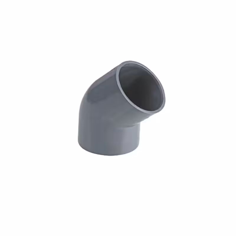 زانو 45 درجه چسبی 90 UPVC پیمتاش