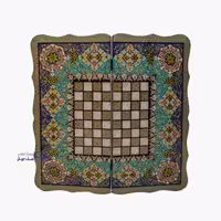 تخته نرد و شطرنج خاتم تذهیب اعلا