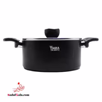 قابلمه دوروگرانیت تیارا سایز20 مشکی کد3634