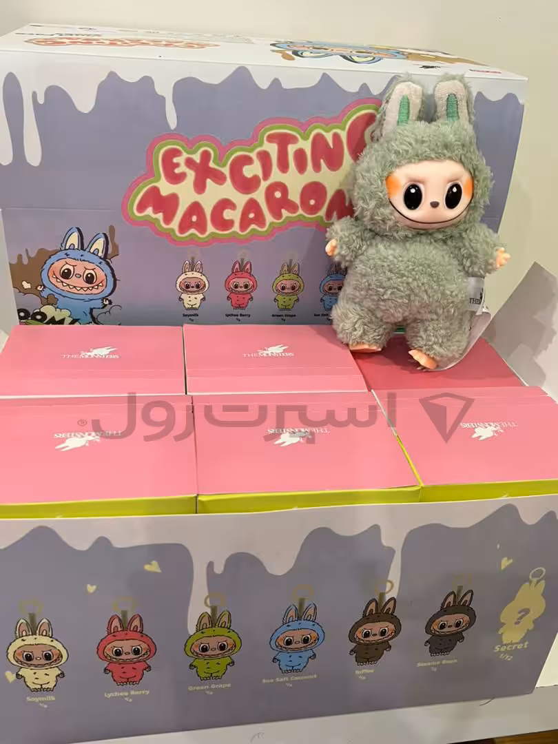 عروسك لبوبو ماكارون LABUBU| سبز