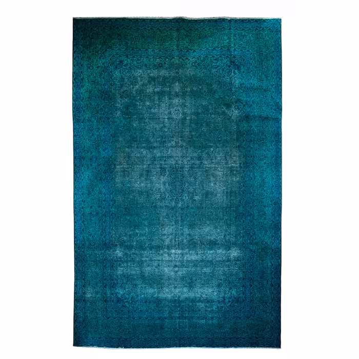 فرش وینتیج دستبافت رنگ شده دوازده متری