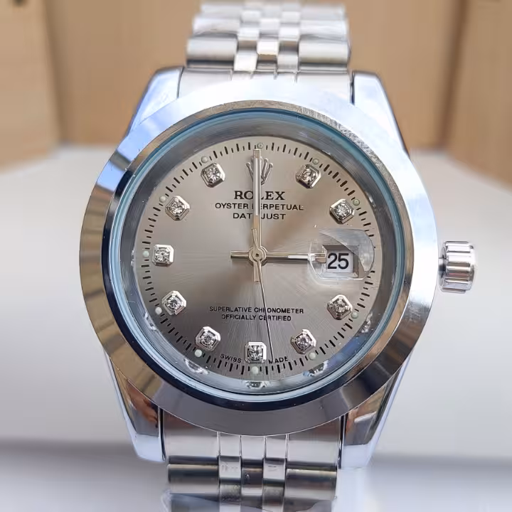 ساعت رولکس مردانه نقره ای