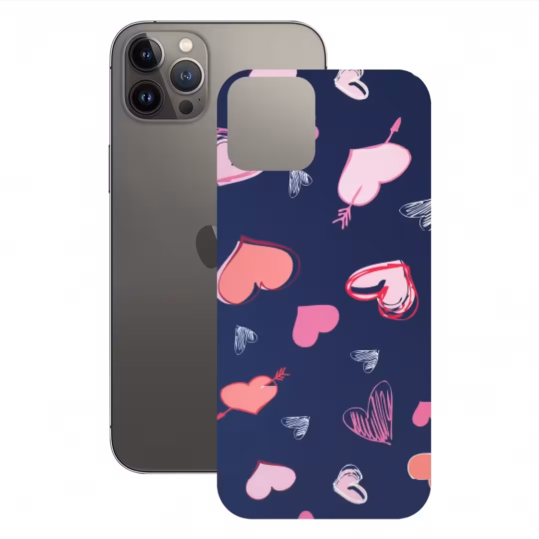 برچسب پوششی راک اسپیس طرح Heart مناسب برای گوشی موبایل آیفون مدل iPhone 13 Pro

