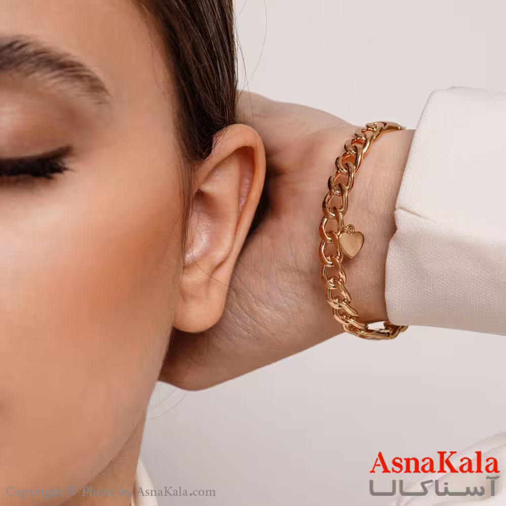 دستبند ژوپینگ مدل آویز قلب Xuping Bracelet کد DSB18100W