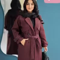 پالتو آروا مجلسی پارچه فوتر زنانه کد2294