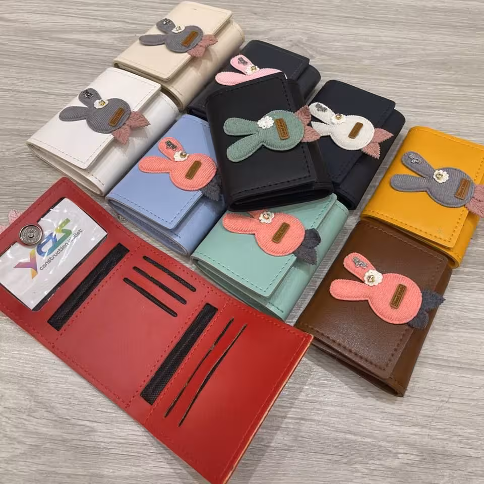 کیف پول چرم  در رنگ بندی جذاب و زیبا کد 1411