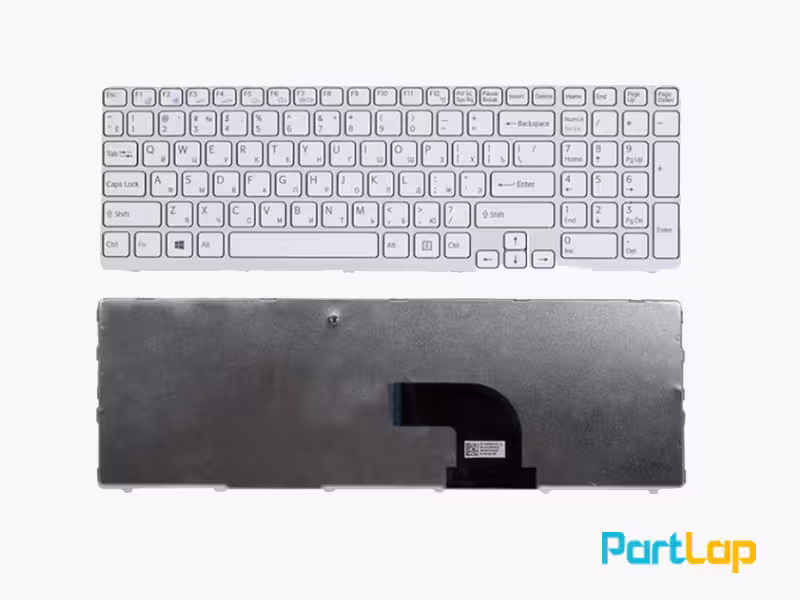 کیبورد لپ تاپ سونی VAIO SVE15 سفید