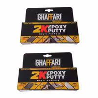 خمیر درزگیر غفاری مدل 2K وزن 240 گرم مجموعه 2 عددی | کالا مکس