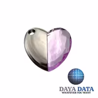 فلش مموری فانتزی دایا دیتا  قلب  جواهر مدل JE1001-35 ظرفیت 128GB -USB2 رنگ بنفش