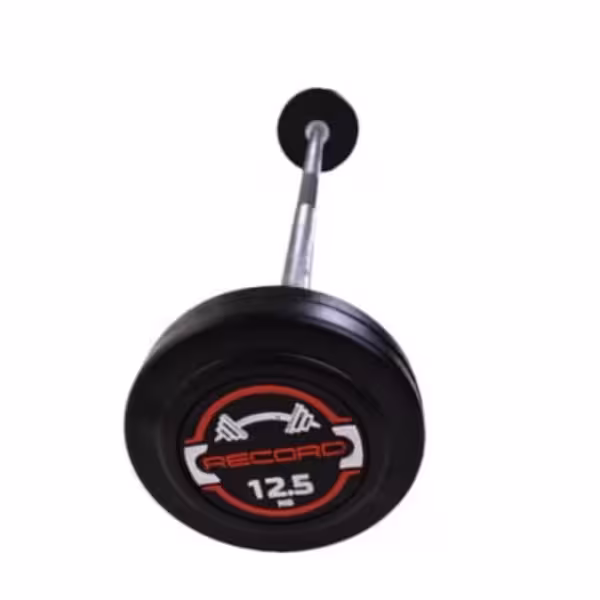 باربل صاف رکورد وزن 12.5 کیلوگرم Straight barbell