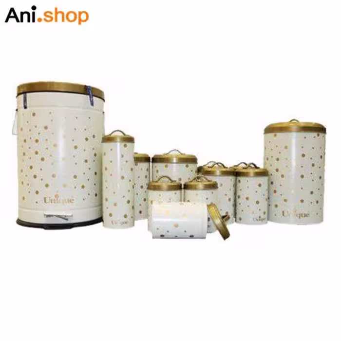 ست جا ادویه 12 تایی فانتزی توپی مدل UN-8037 کد 219