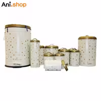 ست جا ادویه 12 تایی فانتزی توپی مدل UN-8037 کد 219