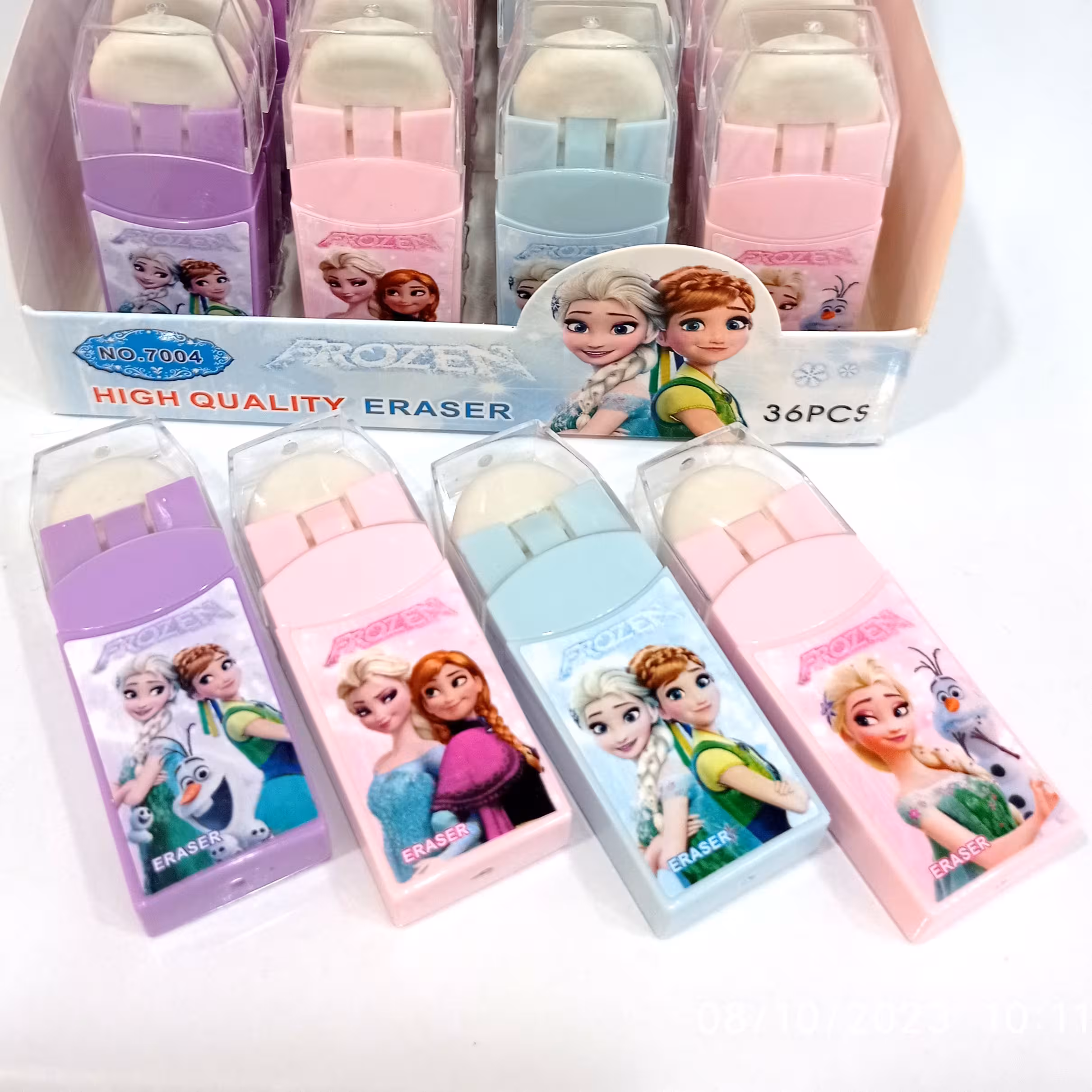 10 عدد پاک کن پاکن کشویی السا آنا فانتزی ، زیبا ، جذاب جایزه 