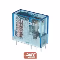 رله کتابی 12vDC تک کنتاکت 16 آمپر فیندر مدل 40.61.9.012.0000