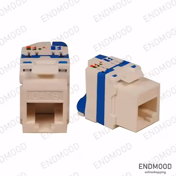 کیستون CAT6 UTP 180° کی نت K-NKJC6UL182