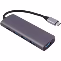 هاب 5 پورت Type-C کی نت S3 K-MFCMS305