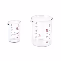 بشر اندازه گیری شیشه ای چیبو 2 عددی