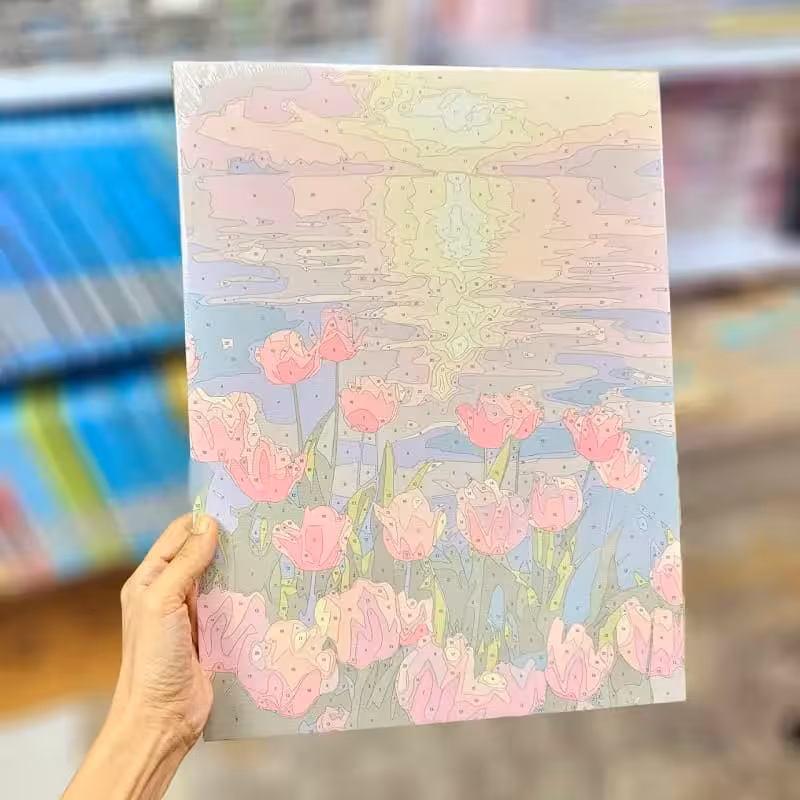 بوم رنگ آمیزی با اعداد 40*30 (معیوب)