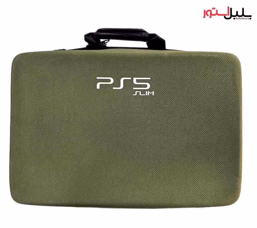 کیف حمل کنسول PS5 slim رنگ سبز